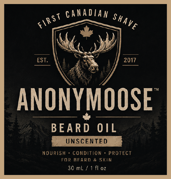 First Canadian Shave Beard Oil Label