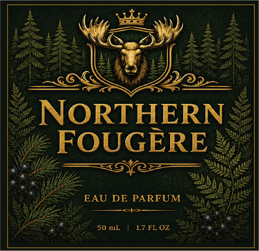 Northern Fougere Eau De Parfume square label